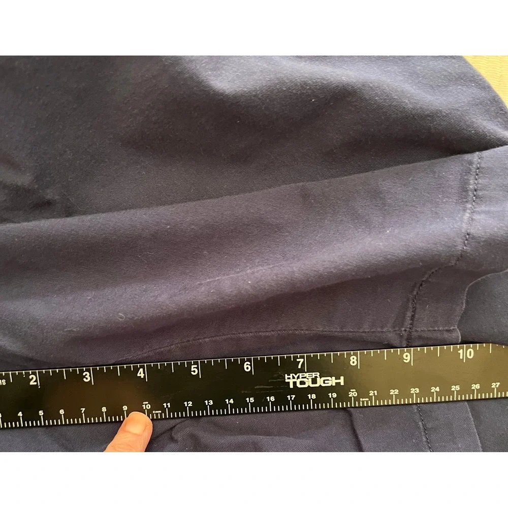 Uniqlo Mens XXL Navy Blue Elastic Waist Casual Twill Shorts 404214 39-42 Waist